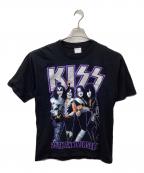 ALL SPORTオールスポーツ）の古着「kiss 25th anniversary 1974-1999 TEE」｜ブラック