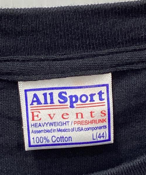 ALL SPORT（オールスポーツ）ALL SPORT (オールスポーツ) kiss 25th anniversary 1974-1999 TEE ブラック サイズ:Lの古着・服飾アイテム