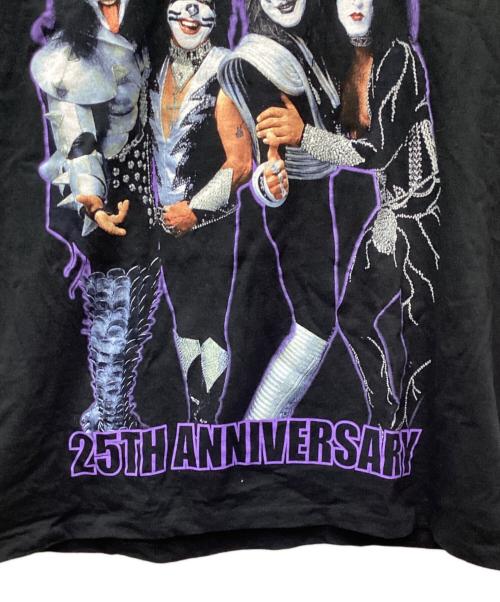 ALL SPORT（オールスポーツ）ALL SPORT (オールスポーツ) kiss 25th anniversary 1974-1999 TEE ブラック サイズ:Lの古着・服飾アイテム