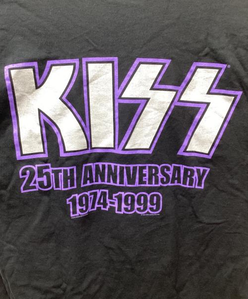 ALL SPORT（オールスポーツ）ALL SPORT (オールスポーツ) kiss 25th anniversary 1974-1999 TEE ブラック サイズ:Lの古着・服飾アイテム