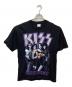 ALL SPORT（オールスポーツ）の古着「kiss 25th anniversary 1974-1999 TEE」｜ブラック