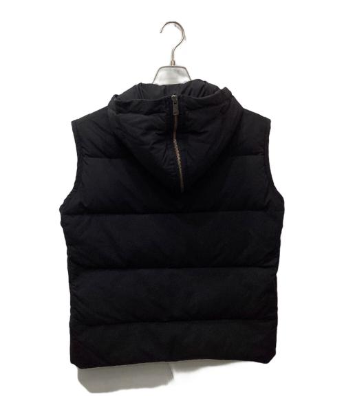 ck Calvin Klein（シーケーカルバンクライン）ck Calvin Klein (シーケーカルバンクライン) ビッグフードダウンベスト ブラック サイズ:Mの古着・服飾アイテム