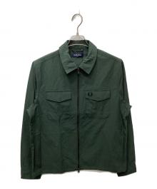 FRED PERRY（フレッドペリー）の古着「Zip Through Overshirt」｜グリーン