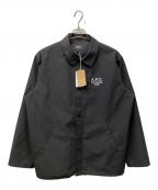 A.P.C.アーペーセー）の古着「GABARDINE TECHNIQUE BLOUSON/ギャバジンテクニックブルゾン」｜ブラック