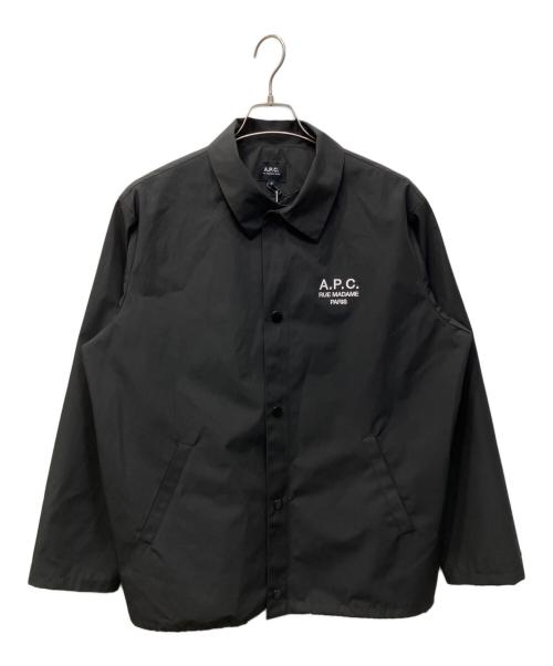 A.P.C.（アーペーセー）A.P.C. (アーペーセー) GABARDINE TECHNIQUE BLOUSON/ギャバジンテクニックブルゾン ブラック サイズ:M 未使用品の古着・服飾アイテム