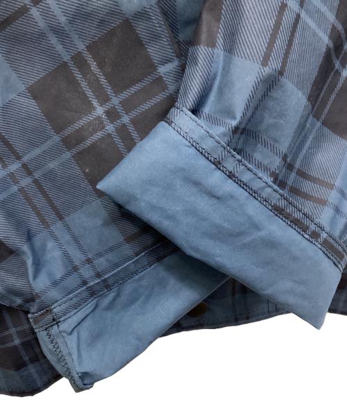 Barbour（バブアー）Barbour (バブアー) transport check cotton casual jacket/トランスポートチェックコットンカジュアルジャケット ブルー サイズ:42 未使用品の古着・服飾アイテム