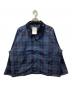 Barbour（バブアー）の古着「transport check cotton casual jacket/トランスポートチェックコットンカジュアルジャケット」｜ブルー