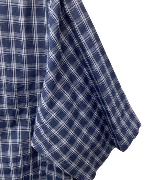 STEVEN ALAN（スティーブンアラン）STEVEN ALAN (スティーブンアラン) C/L/S チェック レギュラーカラー シャツ ALINE LOOSE CASUAL ブルー サイズ:Mの古着・服飾アイテム