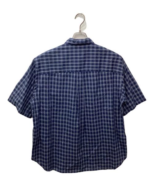 STEVEN ALAN（スティーブンアラン）STEVEN ALAN (スティーブンアラン) C/L/S チェック レギュラーカラー シャツ ALINE LOOSE CASUAL ブルー サイズ:Mの古着・服飾アイテム