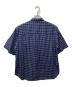 STEVEN ALAN (スティーブンアラン) C/L/S チェック レギュラーカラー シャツ ALINE LOOSE CASUAL ブルー サイズ:M：6000円