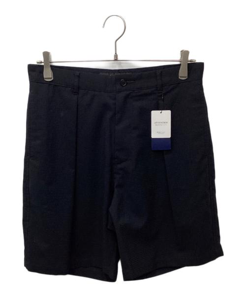 SOUTHWICK（サウスウィック）SOUTHWICK (サウスウィック) Gate Label TW エンボス 1プリーツ ショーツ ネイビー サイズ:Mの古着・服飾アイテム