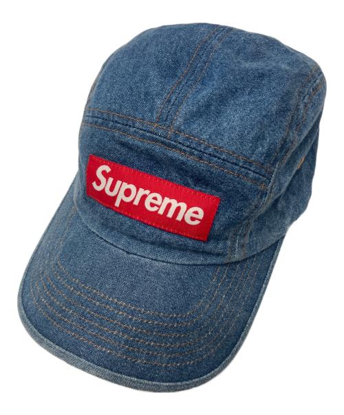 SUPREME（シュプリーム）Supreme (シュプリーム) 22AW WASHED CHINO TWILL CAMP CAP/ウォッシュドチノツイルキャンプキャップ インディゴの古着・服飾アイテム