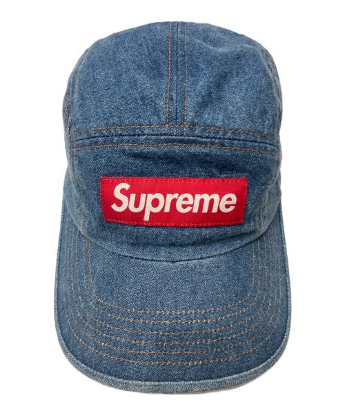 SUPREME（シュプリーム）Supreme (シュプリーム) 22AW WASHED CHINO TWILL CAMP CAP/ウォッシュドチノツイルキャンプキャップ インディゴの古着・服飾アイテム