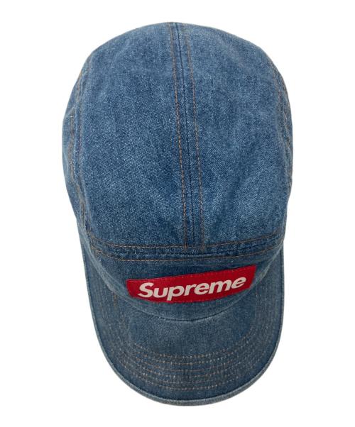 SUPREME（シュプリーム）Supreme (シュプリーム) 22AW WASHED CHINO TWILL CAMP CAP/ウォッシュドチノツイルキャンプキャップ インディゴの古着・服飾アイテム