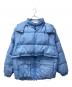 SOFTHYPHEN（ソフトハイフン）の古着「LAYER FRONT PUFFER JACKET　「レイヤー フロント パファー ジャケット」」｜スカイブルー