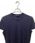 PRADA (プラダ) バックトライアングルVネックTシャツ ネイビー サイズ:S：5000円