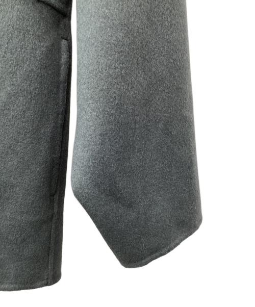 INDIVI（インディヴィ）INDIVI (インディヴィ) フーデッドリバーコート グレー サイズ:36の古着・服飾アイテム