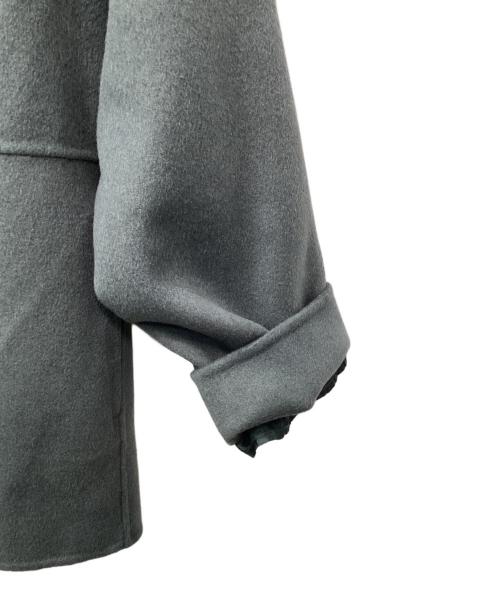 INDIVI（インディヴィ）INDIVI (インディヴィ) フーデッドリバーコート グレー サイズ:36の古着・服飾アイテム
