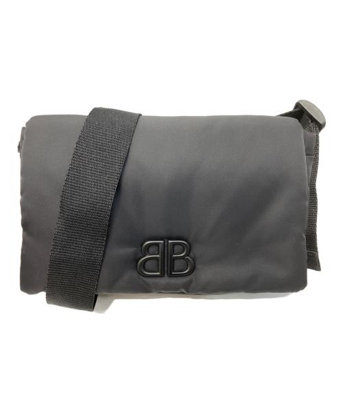 BALENCIAGA（バレンシアガ）BALENCIAGA (バレンシアガ) MONACO FLAP MES S/モナコフラップメッセンジャーバッグスモール ブラックの古着・服飾アイテム
