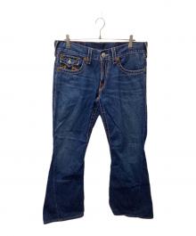 TRUE RELIGION（トゥルー レリジョン）の古着「RAINBOW JOEY フレアデニムパンツ（レインボージョーイ）」｜インディゴ
