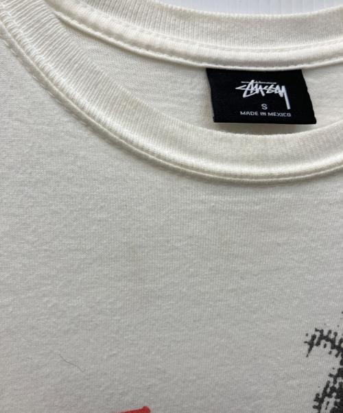 stussy（ステューシー）stussy (ステューシー) DOVER STREET MARKET (ドーバー ストリート マーケット) KID DREAD IID DYED TEE/キッド ドレッド Tシャツ ホワイト サイズ:Sの古着・服飾アイテム