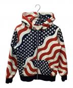 SUPREMEシュプリーム）の古着「3M Reflective Logo Thermal Zip Up」｜グリーン