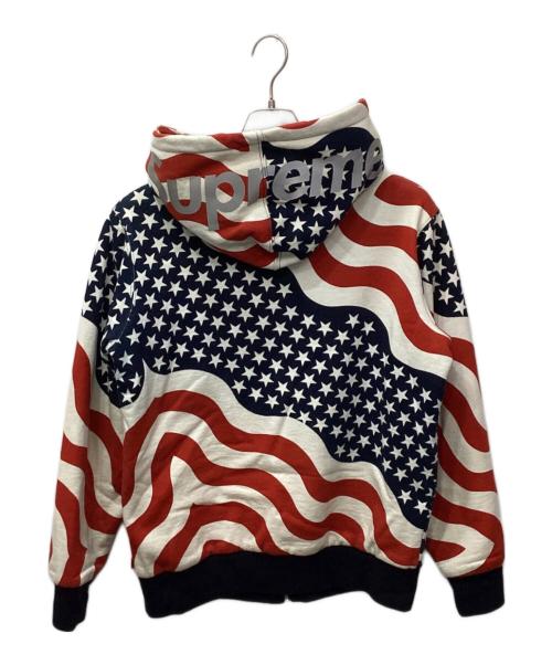 SUPREME（シュプリーム）Supreme (シュプリーム) 3M Reflective Logo Thermal Zip Up グリーン サイズ:Sの古着・服飾アイテム