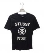 stussy×FRAGMENT DESIGNステューシー×フラグメントデザイン）の古着「SF project No.35 tee」｜ブラック