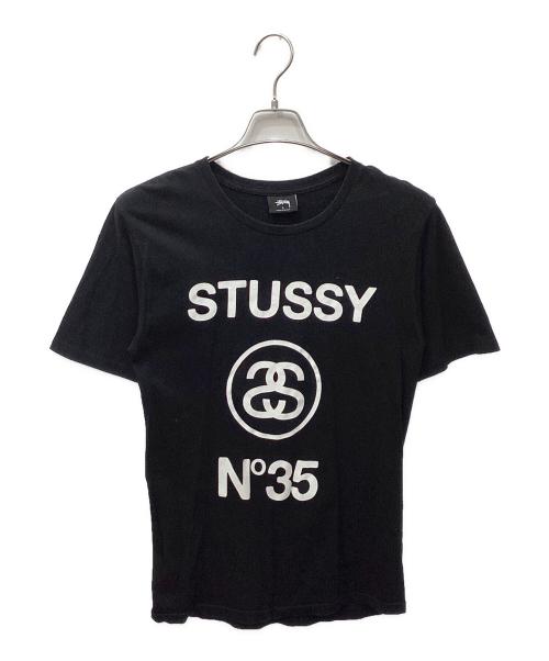 stussy（ステューシー）stussy (ステューシー) FRAGMENT DESIGN (フラグメントデザイン) SF project No.35 tee ブラック サイズ:Sの古着・服飾アイテム