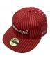 Supreme（シュプリーム）の古着「BOX LOGO cap（ボックスロゴキャップ）」｜レッド