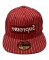 Supreme (シュプリーム) COMME des GARCONS SHIRT (コムデギャルソンシャツ) New Era (ニューエラ) BOX LOGO cap（ボックスロゴキャップ） レッド サイズ:7 3/8：14000円