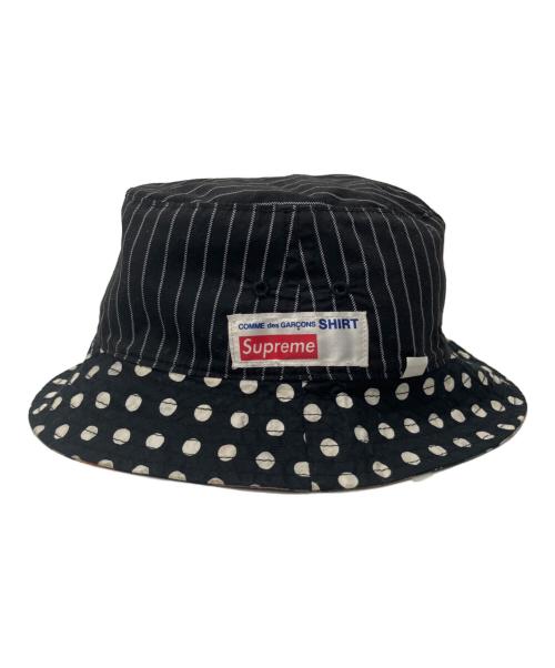 SUPREME（シュプリーム）Supreme (シュプリーム) COMME des GARCONS SHIRT (コムデギャルソンシャツ) 14SS Reversible Crusher Hat/リバーシブルクラッシャーハット マルチカラー サイズ:SMの古着・服飾アイテム