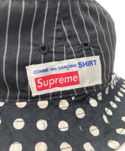 SUPREME（シュプリーム）Supreme (シュプリーム) COMME des GARCONS SHIRT (コムデギャルソンシャツ) 14SS Reversible Crusher Hat/リバーシブルクラッシャーハット マルチカラー サイズ:SMの古着・服飾アイテム