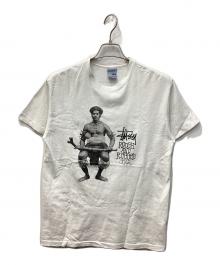 stussy（ステューシー）の古着「ROUGH AND RUGGED GEART TEE/ラフアンドラギッドグレートTシャツ」｜ホワイト