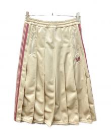 Needles（ニードルズ）の古着「WMNS Pleated Track Skirt - Poly Smooth」｜ベージュ