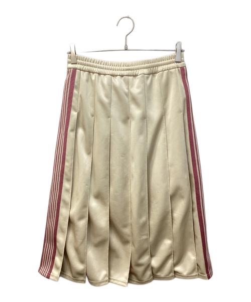 Needles（ニードルズ）Needles (ニードルズ) WMNS Pleated Track Skirt - Poly Smooth ベージュ サイズ:2の古着・服飾アイテム