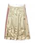 Needles（ニードルズ）の古着「WMNS Pleated Track Skirt - Poly Smooth」｜ベージュ