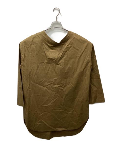 Curensology（カレンソロジー）Curensology (カレンソロジー) バックレースアップチュニック ブラウン サイズ:Freeの古着・服飾アイテム
