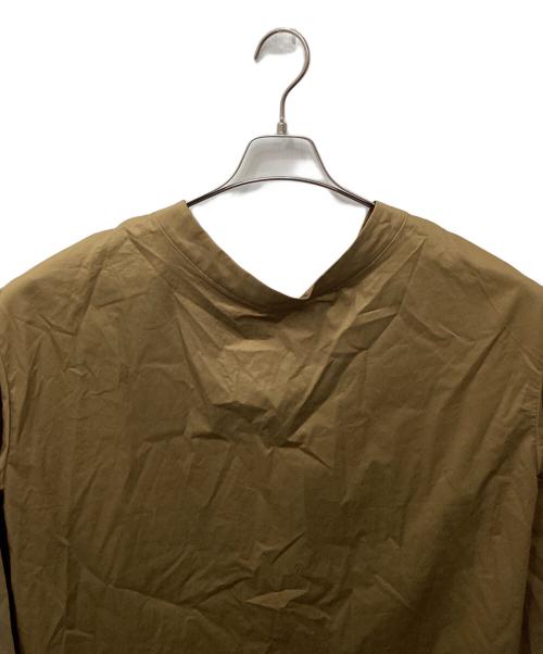 Curensology（カレンソロジー）Curensology (カレンソロジー) バックレースアップチュニック ブラウン サイズ:Freeの古着・服飾アイテム