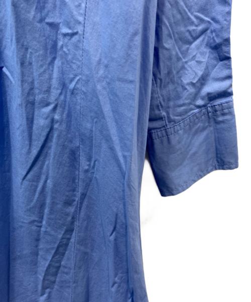 mizuiro-ind（ミズイロインド）mizuiro-ind (ミズイロインド) Aラインフレアシャツワンピース ブルー サイズ:不明の古着・服飾アイテム