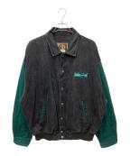 INTERNATIONAL DENIMインターナショナルデニム）の古着「デニムブルゾン」｜グリーン×ブラック