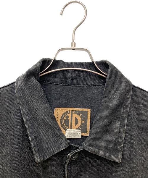 INTERNATIONAL DENIM（インターナショナルデニム）International Denim (インターナショナルデニム) デニムブルゾン グリーン×ブラック サイズ:XLの古着・服飾アイテム