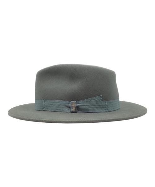 BORSALINO（ボルサリーノ）BORSALINO (ボルサリーノ) ウールカシミヤハット グレー サイズ:60の古着・服飾アイテム