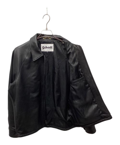 SCHOTT BROS.（ショット）SCHOTT BROS. (ショット) BEAUTY&YOUTH別注 レザートラッカーブルゾン ブラック サイズ:Mの古着・服飾アイテム