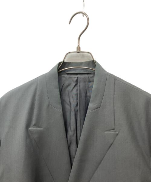 YOKE（ヨーク）YOKE (ヨーク) COVERED COLLARLESS JACKE ライトグレー サイズ:2の古着・服飾アイテム