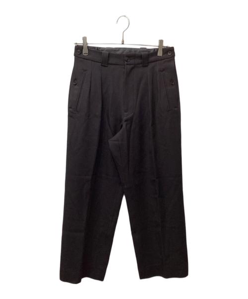 YOKE（ヨーク）YOKE (ヨーク) 2TUCK WIDE GURKHA TROUSERS（ツータックワイドグルカトラウザー） ブラウン サイズ:2の古着・服飾アイテム