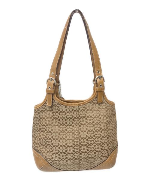 COACH（コーチ）COACH (コーチ) ショルダーバッグ ベージュの古着・服飾アイテム