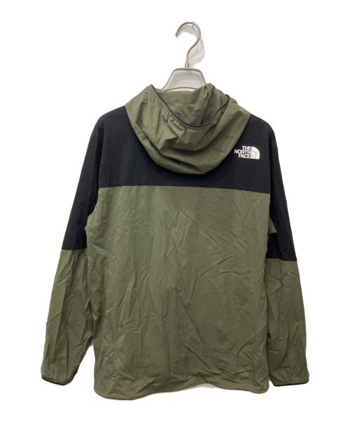 THE NORTH FACE（ザ ノース フェイス）THE NORTH FACE (ザ ノース フェイス) エニータイムウィンドフーディ ブラック×カーキ サイズ:Mの古着・服飾アイテム