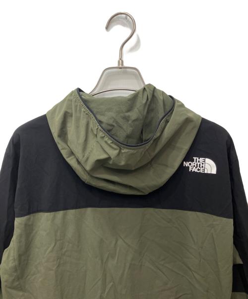 THE NORTH FACE（ザ ノース フェイス）THE NORTH FACE (ザ ノース フェイス) エニータイムウィンドフーディ ブラック×カーキ サイズ:Mの古着・服飾アイテム