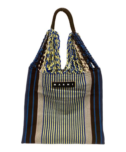 MARNI（マルニ）MARNI (マルニ) ハンモックバッグ ブルーの古着・服飾アイテム
